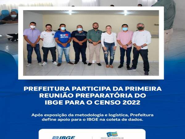 IBGE promove primeira reunião do Censo 2022 e alinha parceria com a Prefeitura de Bom Jardim